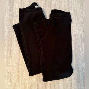 2 pack Cat and Jack fleece-lined cozy leggings